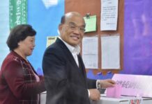 蘇貞昌:投票分流增速度秩序良好