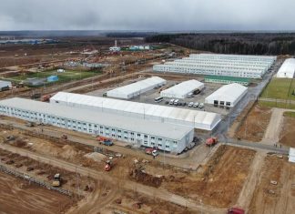 莫斯科郊外方艙醫院落成 應對5月疫情高峰