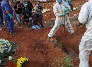 全球逾530萬人確診 南美巴西單日965人死亡