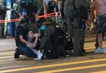 831太子站事件一周年 警方驅散時有孕婦跌倒