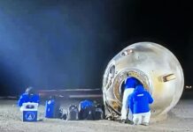 結束180天太空任務, 祌舟14三名航天員返地球