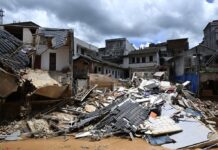 廣東平遠暴雨38死 5.5萬人受災