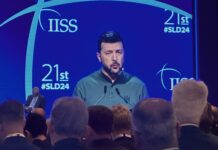 澤連斯基現身香格里拉對話上發表演講 會見各國領袖尋支持