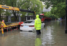 颱風“普拉桑”攜風裹雨 受“列車效應”影響上海普降暴雨