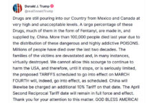 川普:對中國再加徵10%關稅 加拿大墨西哥25%關稅3/4生效,中國商務部:甩鍋推責無益於解決自身問題