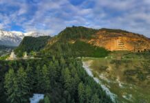 甘肅1600多年歷史的馬蹄寺石窟群“轉危為安”