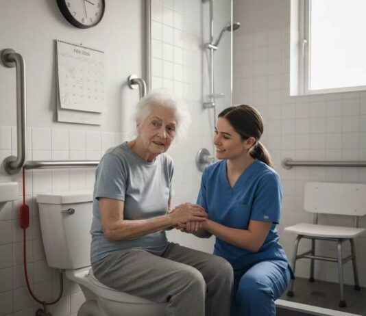 失智者上廁所的照顧