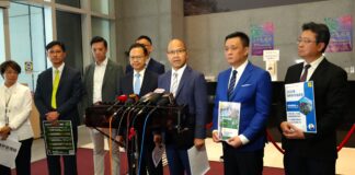 C15+立法會議員與行政長官會晤 黃錦良議員提出多項施政建議