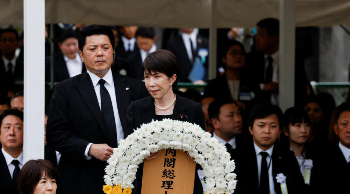 日本長崎舉行原爆81週年紀念儀式 中國批評高市圖謀突破「無核三原則」