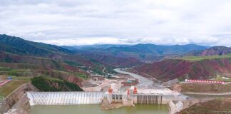 黃河干流海拔最高水電站單月發電量創新高